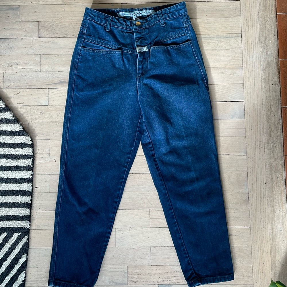 Vintage Vtg MARITHÉ FRANÇOIS GIRBAUD High Waisted Jeans Dark Denim Pants